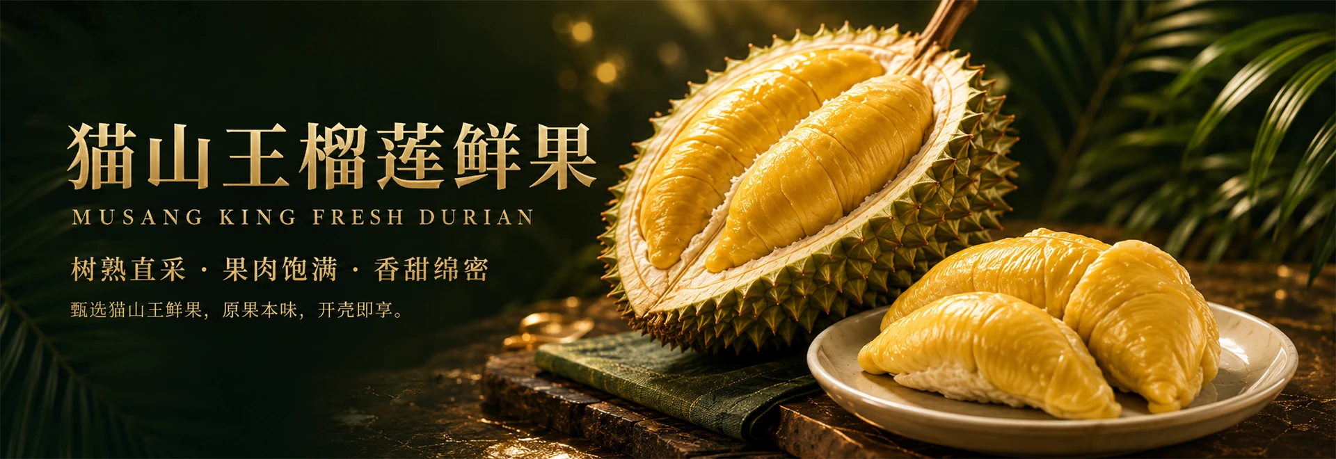 猫山王榴莲鲜果 MUSANG KING FRESH DURIAN