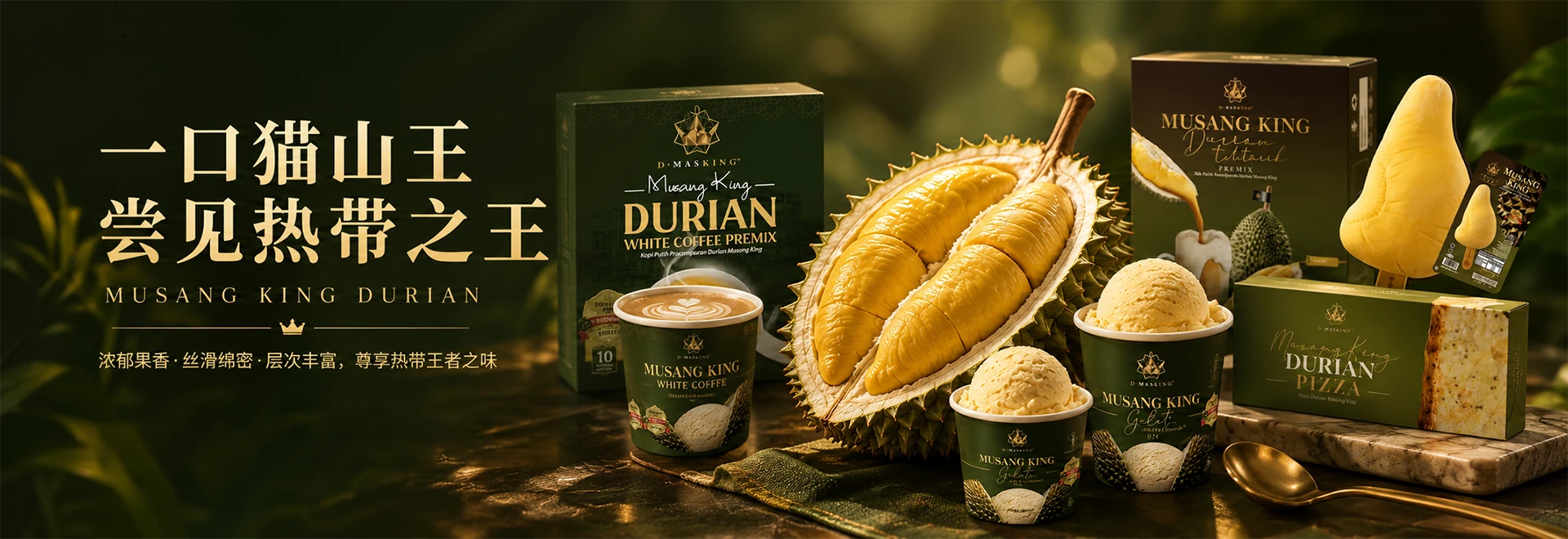 一口猫山王 尝见热带之王 MUSANG KING DURIAN